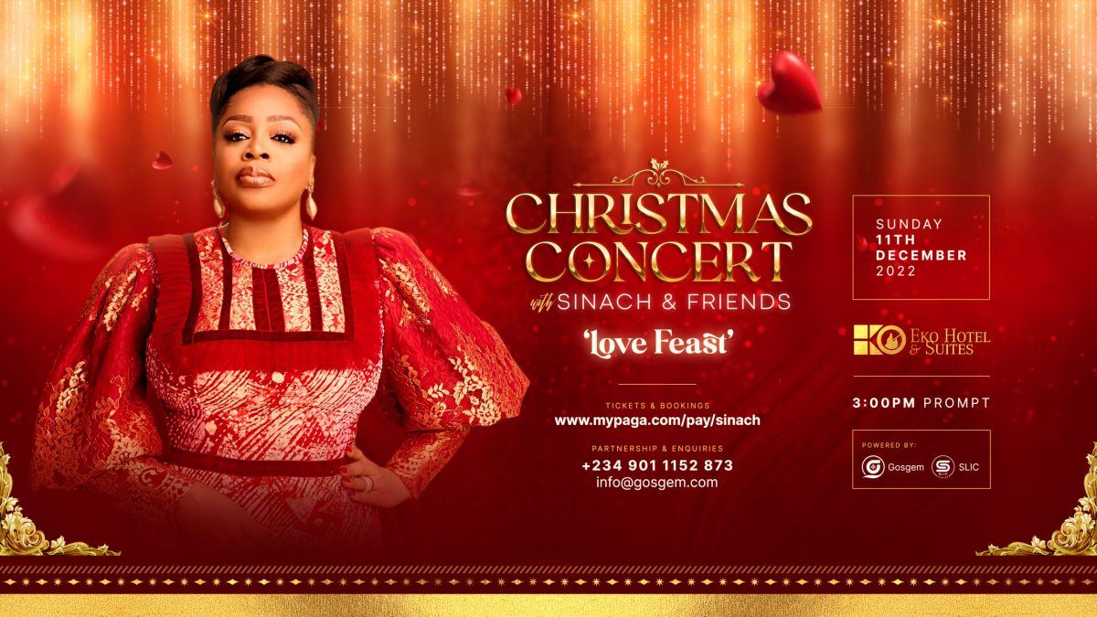 Tickets on sale: Sinach headlines Christmas concert