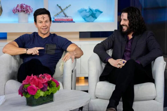 Mark Wahlberg and Jonathan Roumie